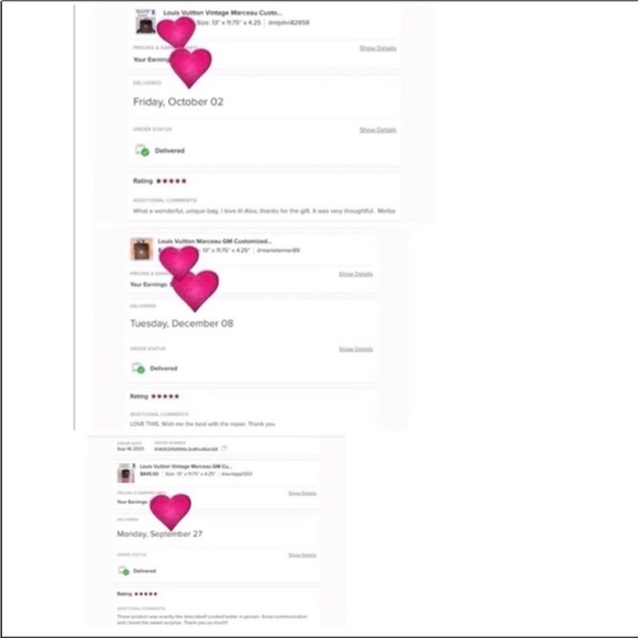 Louis Vuitton Vintage Backpack Custom Guaranteed Authentic Marceau GM France - Picture 15 of 16